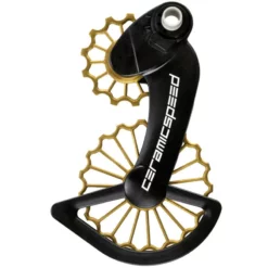 Ceramicspeed OSPW System Road Campagnolo EPS Coated Titanium LTD, 12-fach, -34 Z&auml;hne, 3D Printed Hollow Titanium Gold Ti-Ni