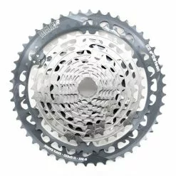 Ethirteen Kassette Helix Race 9-45T 12Speed, Grey, SRAM XD Drivers Only, Fits Shimano &amp; Sram Drivetrain