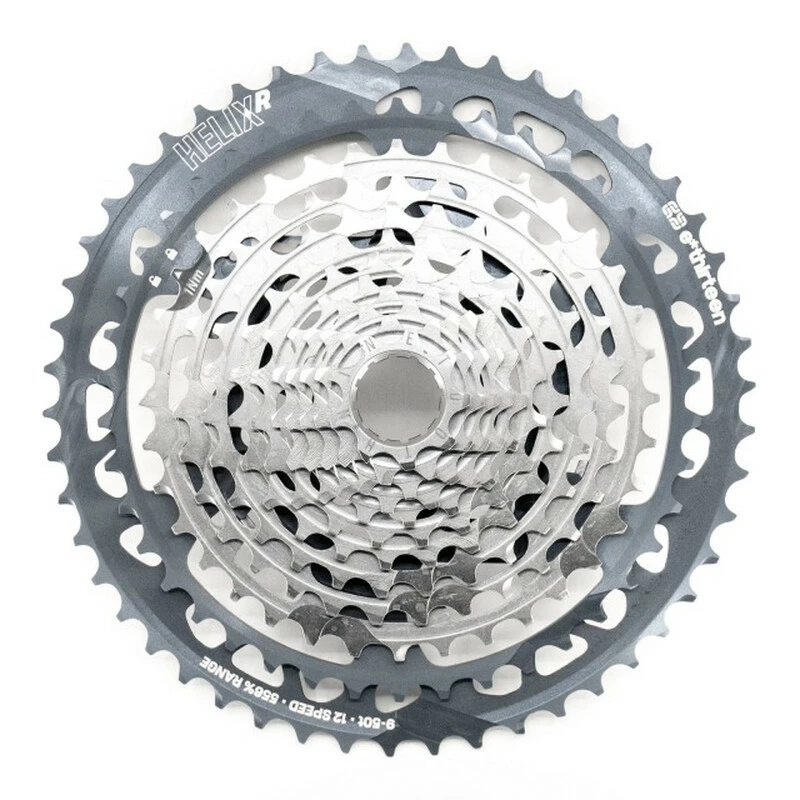 Ethirteen Kassette Helix Race 9-45T 12Speed, Grey, SRAM XD Drivers Only, Fits Shimano & Sram Drivetrain 1 Ethirteen Kassette Helix Race 9-45T 12Speed, Grey, SRAM XD Drivers Only, Fits Shimano & Sram Drivetrain