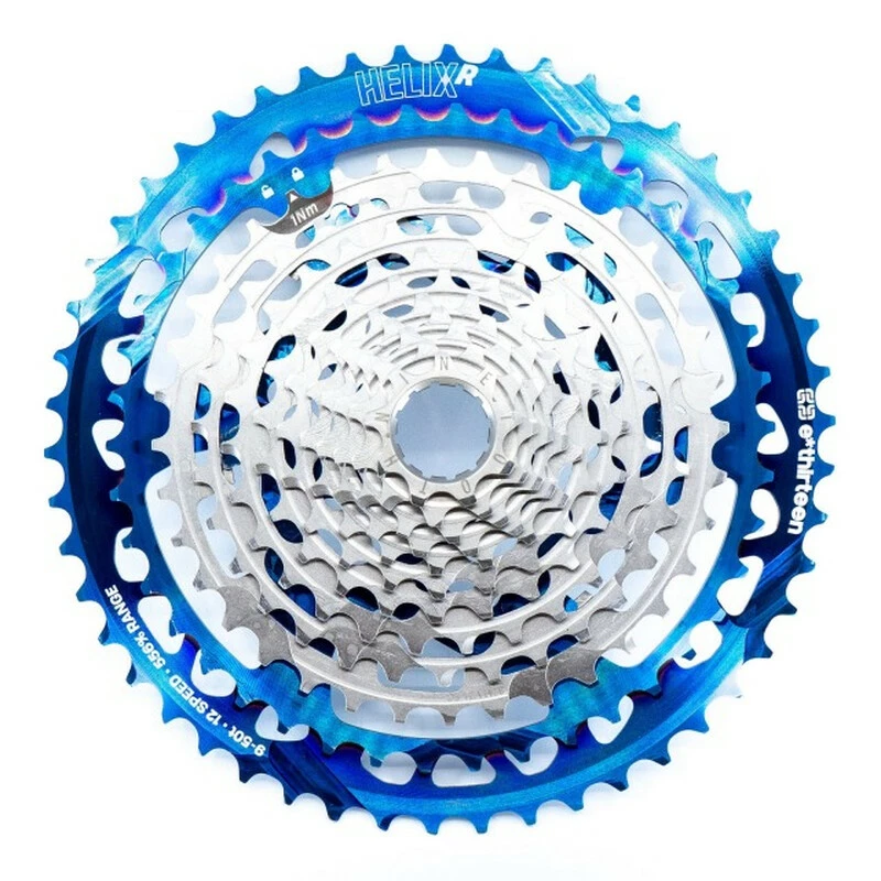 Ethirteen Kassette Helix Race 9-45T 12Speed, Intergalactic, SRAM XD Drivers Only, Fits Shimano & Sram Drivetrain 1 Ethirteen Kassette Helix Race 9-45T 12Speed, Intergalactic, SRAM XD Drivers Only, Fits Shimano & Sram Drivetrain