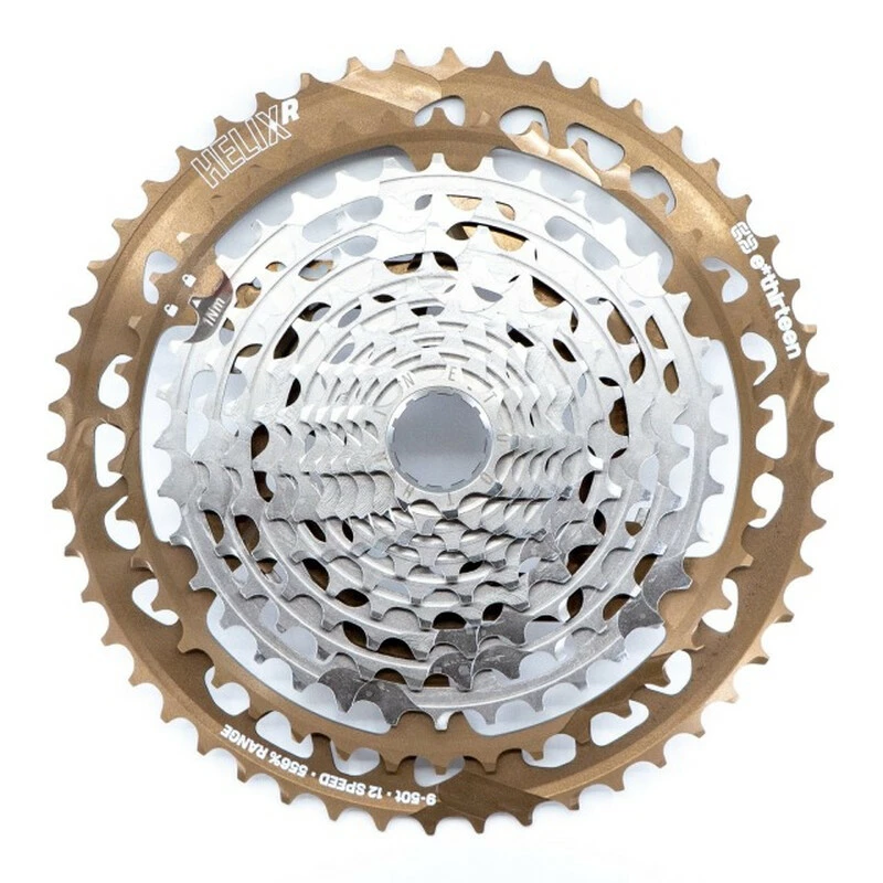 Ethirteen Kassette Helix Race 9-50 12Speed, Bronze, SRAM XD Drivers Only, Fits Shimano & Sram Drivetrain 1 Ethirteen Kassette Helix Race 9-50 12Speed, Bronze, SRAM XD Drivers Only, Fits Shimano & Sram Drivetrain