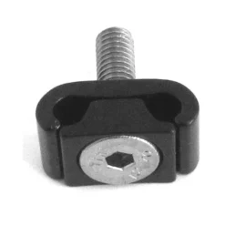 Eusoon Kabelf&uuml;hrung Am Unterrohr, Alu, Set, F&uuml;r Zwei Kabel 4 M, Auf &Ouml;se, Sack &agrave; 3 Stk. Inkl. M5x20 Senkkopfschraube