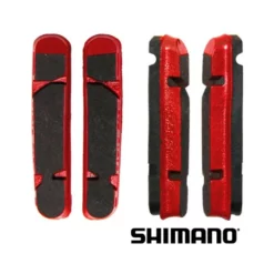 Fulcrum Bremsgummi F&uuml;r Felgen CARBON Shimano Bremsen, BR-BO500X1 Karton &agrave; 2 Paar Rot