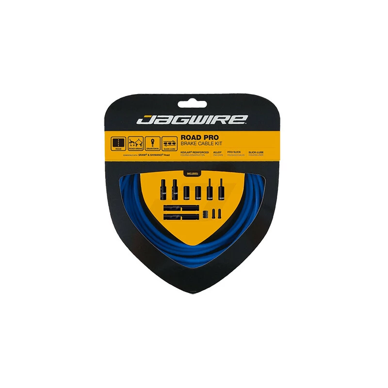Jagwire Bremskabel/Hülle, BRAKE PRO ROAD 5mm SET Road - Sram/Shimano Sid Blue PCK205 2 Jagwire Bremskabel/Hülle, BRAKE PRO ROAD 5mm SET Road - Sram/Shimano Sid Blue PCK205 – Bild 2
