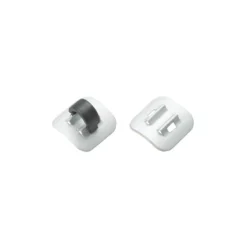Jagwire H&uuml;llenf&uuml;hrung STICK-ON GUIDES Alu/plastik Silver C-Clip 4 St&uuml;ck