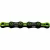 KMC Kette, X10 DLC, Black/green, 116 Glieder