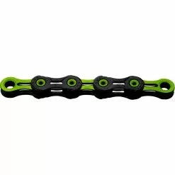 KMC Kette, X10 DLC, Black/green, 116 Glieder