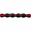 KMC Kette, X10 DLC, Black/red, 116 Glieder