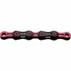 KMC Kette, X11 DLC, Black/pink, 118 Glieder
