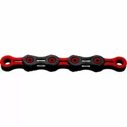 KMC Kette, X11 DLC, Black/red, 118 Glieder