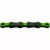 KMC Kette, X12 DLC, Black/green, 126 Glieder