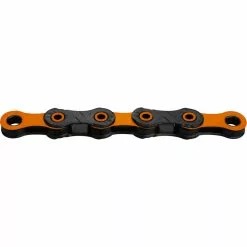 KMC Kette, X12 DLC, Black/orange, 126 Glieder
