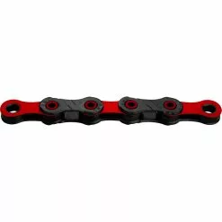 KMC Kette, X12 DLC, Black/red, 126 Glieder