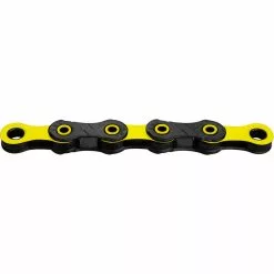 KMC Kette, X12 DLC, Black/yellow, 126 Glieder