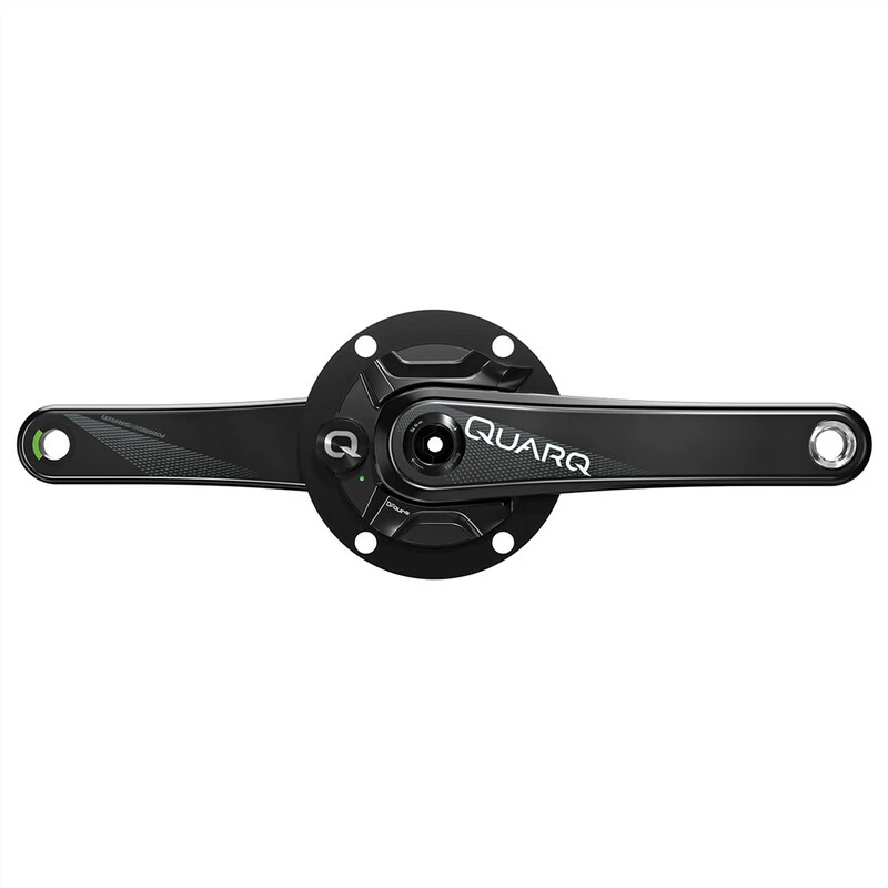 Quarq Power Meter Crankset DFour Shimano110BCD2x10/11DUB Natural Carbon 172.5mm 1 Quarq Power Meter Crankset DFour Shimano110BCD2x10/11DUB Natural Carbon 172.5mm