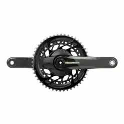 Quarq Power Meter Crankset Spider Force ETap AXS 2x DUB Black/iridescent 165mm/48/35t