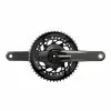 Quarq Power Meter Crankset Spider Force ETap AXS 2x DUB Black/iridescent 167.5mm/46/33t