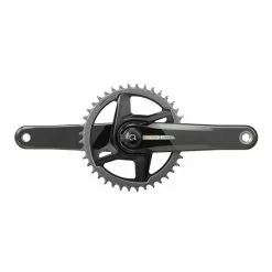 Quarq Power Meter Crankset Spindle Force AXS Wide 1x DUB Black/iridescent 165mm/40t
