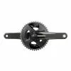 Quarq Power Meter Crankset Spindle Force AXS Wide 2x DUB Black/iridescent 165mm/43/30t