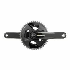 Quarq Power Meter Crankset Spindle Force AXS Wide 2x DUB Black/iridescent 172.5mm/43/30t