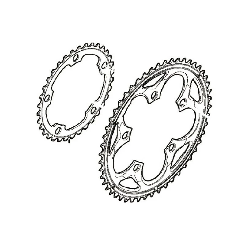 Shimano 105 14 Compact Kettenblatt 50 Zähne, Y-1M5 98010 FC-5750 2 Shimano 105 14 Compact Kettenblatt 50 Zähne, Y-1M5 98010 FC-5750 – Bild 2