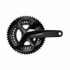 Shimano 105 20 Compact Kurbel 175mm 34/50, FC-R7000EX04L, OHNE LAGER, Schwarz