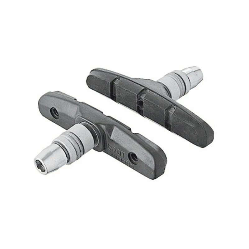 Shimano Bremsschuhe S70T Mit Befestigungsmuttern Paar Blister 1 Shimano Bremsschuhe S70T Mit Befestigungsmuttern Paar Blister