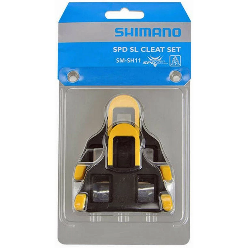 Shimano Dura Ace/Ultegra Schuhplatten SPD-SL, SM-SH11 Beweglich 6° Gelb 3 Shimano Dura Ace/Ultegra Schuhplatten SPD-SL, SM-SH11 Beweglich 6° Gelb – Bild 3