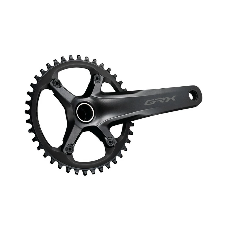 Shimano GRX600 20 Kurbel 172.5mm 40t, FC-RX600111DXB0, 50.1mm, OHNE LAGER, Schwarz 1 Shimano GRX600 20 Kurbel 172.5mm 40t, FC-RX600111DXB0, 50.1mm, OHNE LAGER, Schwarz