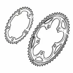 Shimano Kettenblatt 105 FC-5750 34 Z&auml;hne Schwarz