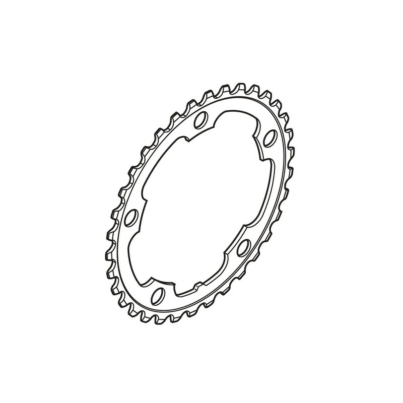 Shimano Kettenblatt 2200 FC-2350 34 Zähne Silber 1 Shimano Kettenblatt 2200 FC-2350 34 Zähne Silber