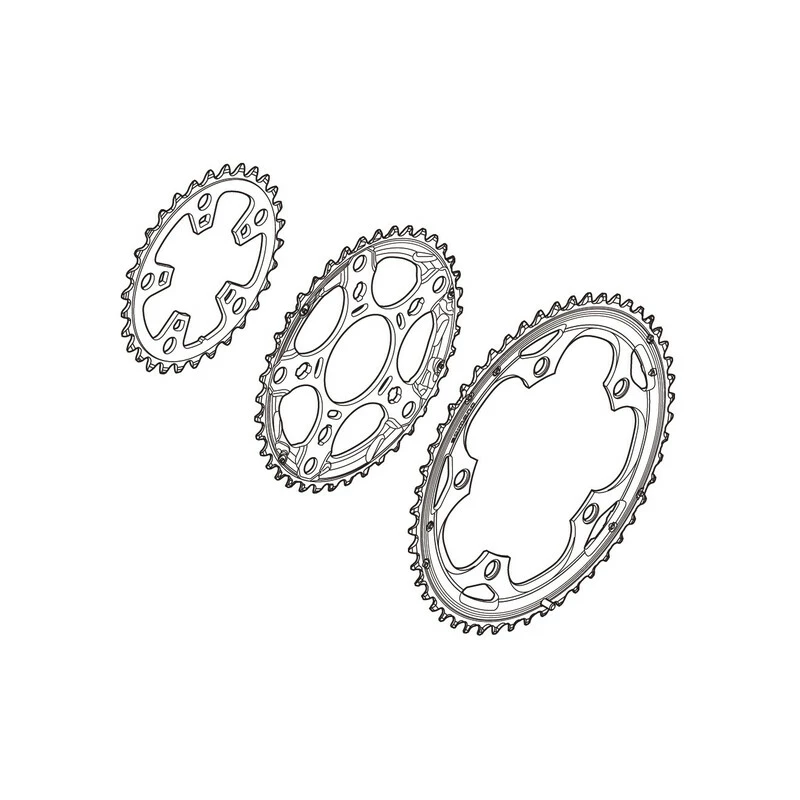 Shimano Kettenblatt FC-R563 39 Zähne Schwarz 1 Shimano Kettenblatt FC-R563 39 Zähne Schwarz