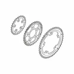 Shimano Kettenblatt Tiagra FC-4603 50 Z&auml;hne Silber