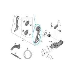 Shimano Leitblech RD-R8150 Aussen