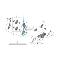 Shimano Leitblech RD-R9100 Aussen
