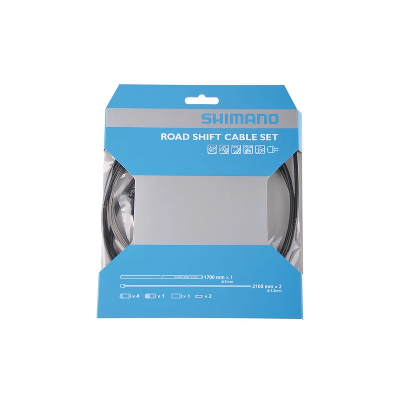 Shimano Schaltzugset Road Polymer Rot Blister 1 Shimano Schaltzugset Road Polymer Rot Blister