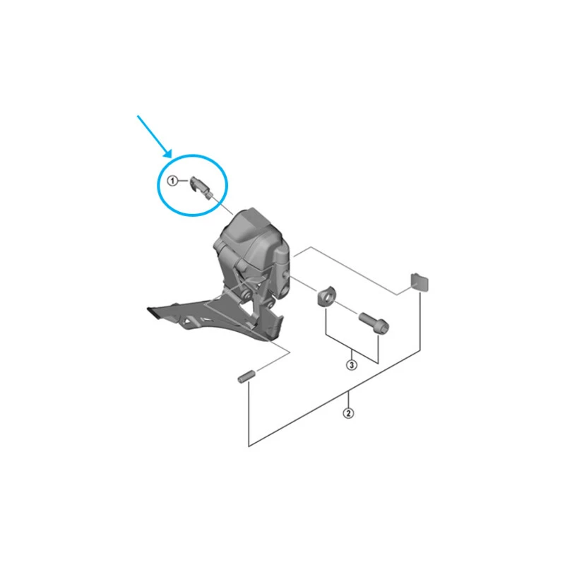 Shimano Stecker Abdeckung FD-R9250 1 Shimano Stecker Abdeckung FD-R9250