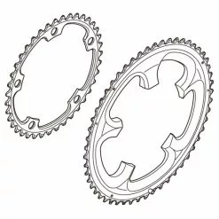 Shimano Ultegra 13 Kettenblatt 53 Z&auml;hne, Y-1LJ 98160 FC 6700-G Grau