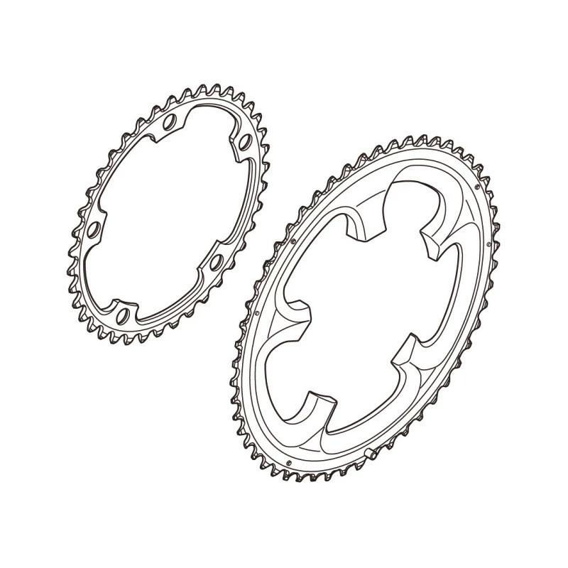 Shimano Ultegra 13/SL 09 Kettenblatt 39 Zähne, Y-1JN 39000 FC-6601/6700 Grau 2 Shimano Ultegra 13/SL 09 Kettenblatt 39 Zähne, Y-1JN 39000 FC-6601/6700 Grau – Bild 2