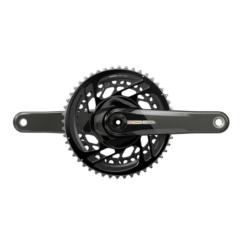 Sram Crankset Force ETap AXS 2x DUB Black/iridescent 167.5mm/48/35t 1 Sram Crankset Force ETap AXS 2x DUB Black/iridescent 167.5mm/48/35t