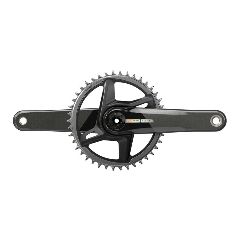 Sram Crankset Force ETap AXS Wide 1x Direct Mount DUB Black/iridescent 167.5mm/40t 1 Sram Crankset Force ETap AXS Wide 1x Direct Mount DUB Black/iridescent 167.5mm/40t