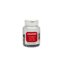 SRAM Endh&uuml;lse Schalth&uuml;lle 4mm 100stk., Alu, Schwarz