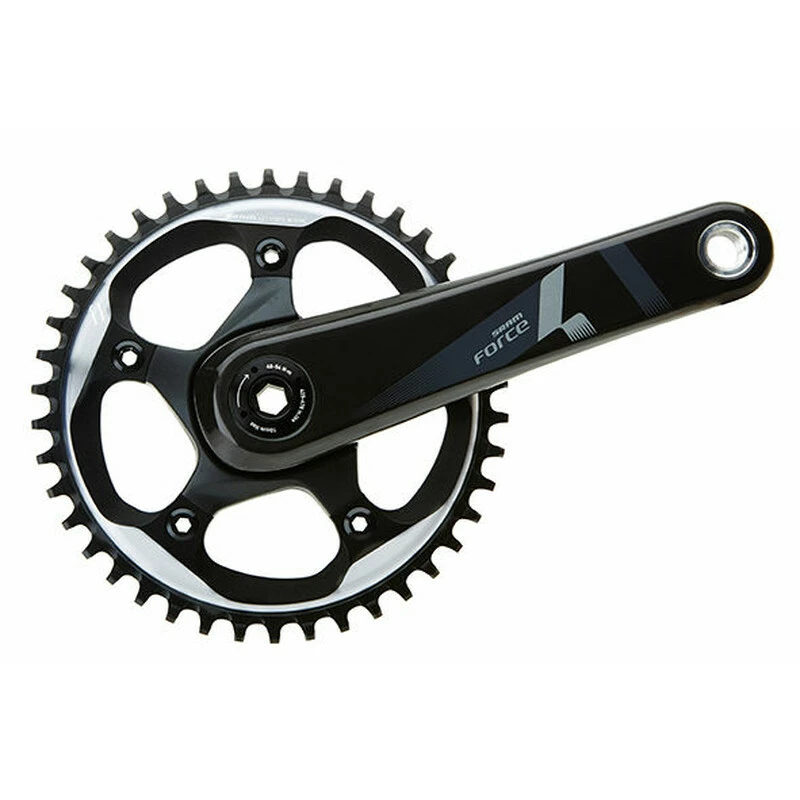 SRAM Force1 20 Kurbel 170mm 42 Zähne, 1x11, GXP, 110BCD, Schwarz, OHNE LAGER 1 SRAM Force1 20 Kurbel 170mm 42 Zähne, 1x11, GXP, 110BCD, Schwarz, OHNE LAGER
