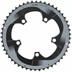SRAM Force22 20 Kettenblatt X-Glide 53 Z&auml;hne YAW, 130BCD, 11-fach S3, 5mm, Blast Black