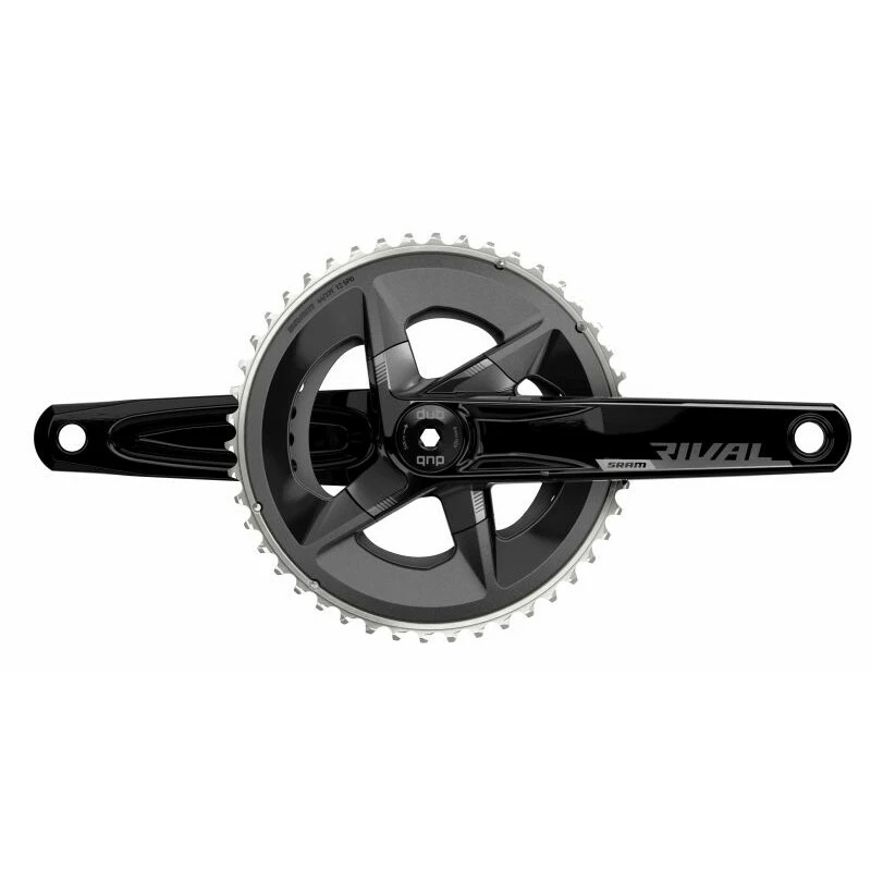 SRAM Kurbel Rival D1 175mm 48-35Z DUB 107 BCD, Alu, Schwarz 1 SRAM Kurbel Rival D1 175mm 48-35Z DUB 107 BCD, Alu, Schwarz