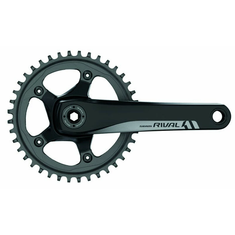 SRAM Kurbel Rival1 172.5mm 42Z GXP Alu Sram 1 SRAM Kurbel Rival1 172.5mm 42Z GXP Alu Sram