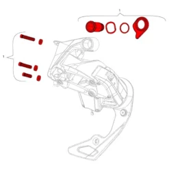 SRAM REAR DERAILLEUR B-BOLT / B-SCREW / LIMIT SCREWS, RED 36T ETAP AXS