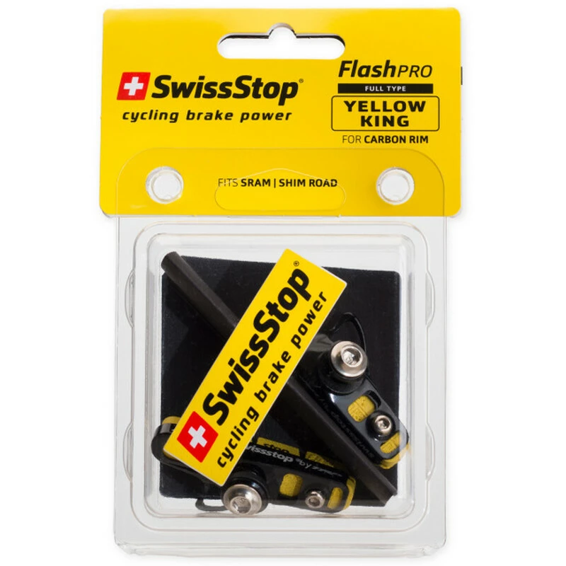 SwissStop Full FlashPro Shimano/SRAM Road Carbon, 1 Paar, Yellow King 2 SwissStop Full FlashPro Shimano/SRAM Road Carbon, 1 Paar, Yellow King – Bild 2