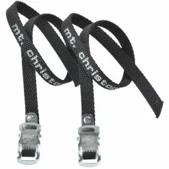 Zéfal Z&eacute;fal Pedalriemen, CHRISTOPHE TOE STRAPS 515XL, Kunsstoff, Schwarz, L: 440 Mm, 1 Paar, 5151